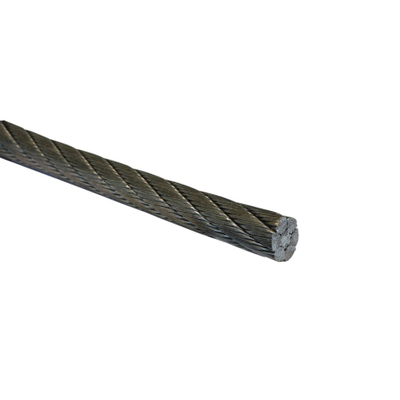 Cuerda de alambre de acero Cuerda de alambre de acero sin galvanizar 19x7 16 mm