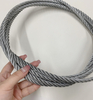 Cuerda de alambre de acero de 4 * 31sw + PPC 8,3 mm galvanizado